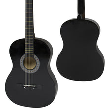 Load image into Gallery viewer, 38in Beginner Acoustic Guitar Musical Instrument Kit w/ Case, Strap, Tuner
