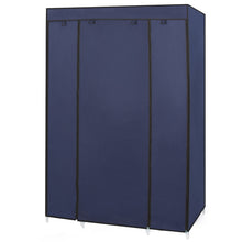 Load image into Gallery viewer, 13-Shelf Closet Organizer w/ Fabric Cover &amp; Hanging Rod
