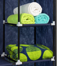 Load image into Gallery viewer, 13-Shelf Closet Organizer w/ Fabric Cover &amp; Hanging Rod
