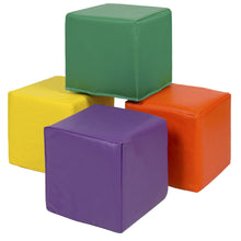 Load image into Gallery viewer, 7-Piece Kids Large Stacking Soft Foam Block Play Set
