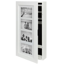Load image into Gallery viewer, Wall Mount Jewelry Armoire Cabinet w/ 4 Picture Frames

