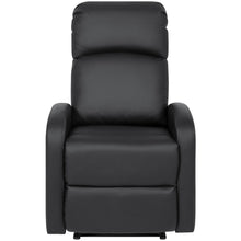 Load image into Gallery viewer, Home Theater Leather Recliner - Black
