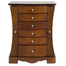 Load image into Gallery viewer, Handcrafted Wooden Jewelry Armoire w/ Mirror
