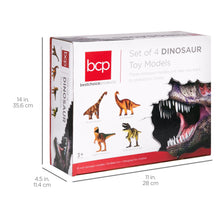 Load image into Gallery viewer, Set Of 4 13" Dinosaur Action Figures
