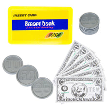 Load image into Gallery viewer, Kids Pretend Electronic Cash Register Set w/ Money, Play Food Groceries, Mic
