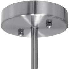 Load image into Gallery viewer, 3-Light Metal and Glass Diffuser Drum Chandelier
