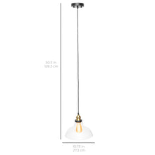 Load image into Gallery viewer, Modern Hanging Glass Pendant Lighting Fixture Decor  - Bronze

