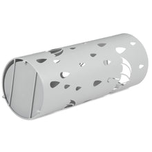 Load image into Gallery viewer, Spherical Metal Umbrella Stand w/ 2 Side Hooks, Drain Tray - Silver
