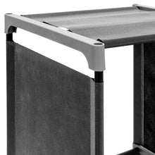 Load image into Gallery viewer, 6-Drawer Multi-Purpose Cubby Storage Cabinet - Black
