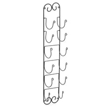 Load image into Gallery viewer, Wall Mount Towel, Wine, Hat Rack - Black
