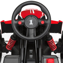 Load image into Gallery viewer, 12V Kids Go-Kart Racing Ride-On Car w/ Push-to-Start, 2 Speeds, Horn
