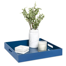 Load image into Gallery viewer, 16x16in Decorative Catch-All Valet Serving Tray
