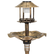 Load image into Gallery viewer, Solar LED Bird Bath w/ Planter
