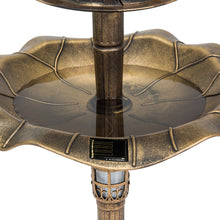 Load image into Gallery viewer, Solar LED Bird Bath w/ Planter
