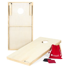 Load image into Gallery viewer, 4x2ft Full Size Solid Wood Cornhole Set w/ 8 Bean Bags, Carry Bag
