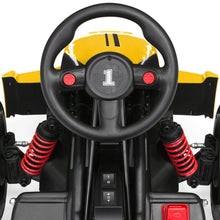Load image into Gallery viewer, 12V Kids Go-Kart Racing Ride-On Car w/ Push-to-Start, 2 Speeds, Horn
