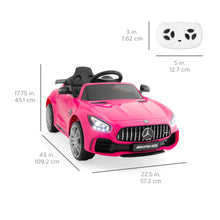 Load image into Gallery viewer, Kids 12V Officially Licensed Mercedes GTR Ride-On Car w/ Parent Control
