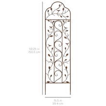 Load image into Gallery viewer, Set of Two Iron Arched Garden Trellis
